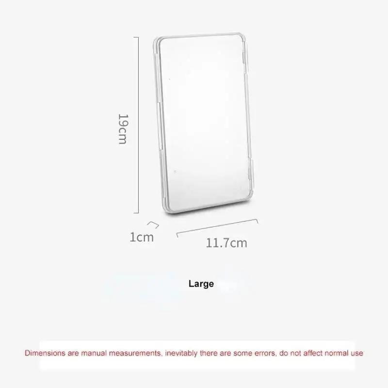 Transparent Disposable Face Masks Case Card Storage Box Dust-Proof Card Pack Business Card Finishing Box Battery Storage Box