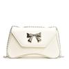 Stylish Pu Shoulder Bag For Women 2024 Sweet Bowknot Crossbody Bag Trendy
