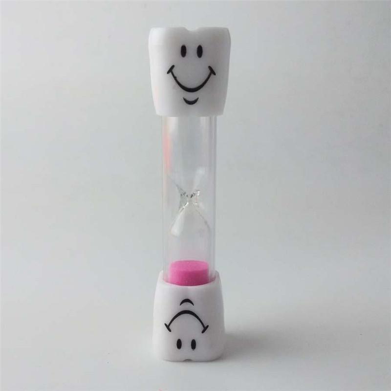 Креативные детские зубы с героями мультфильмов, разноцветные 3-минутные песочные часы, песочные часы, таймер со смайликом, маленький подарок