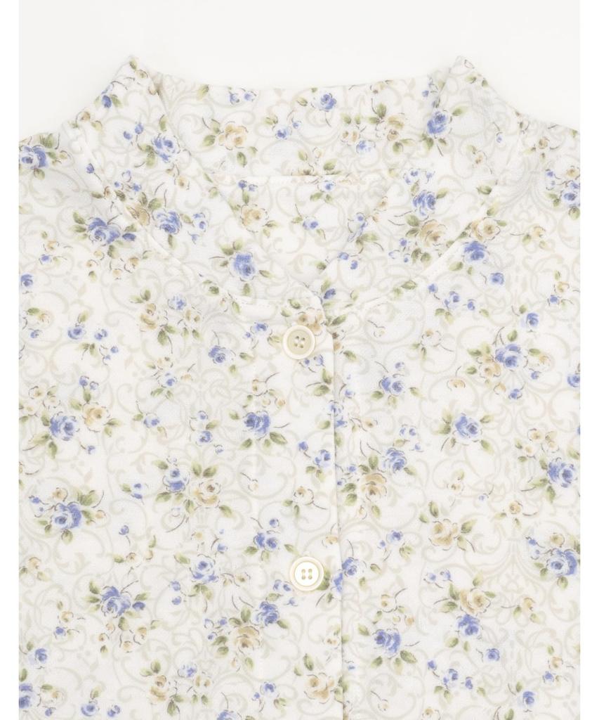 EP6001 Комплект пижамы с длинным рукавом из хлопка, теплый, свободного кроя, рубашка White Wing/Wacoal Женский, женские брюки, 100% (Сторона кожи), Материал, Посадка, Стиль,