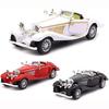 1:28 Scale Benz 500K Pull Back Diecast Metal Antique Classic Model Cars Collectible Toy Gifts (Length 6.5in/16.8cm)