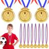 1/10pcs Football Cup Gold Medals Winner Awards Kids Sports Theme Birthday Party Favors Soccer Party Gifts Toy Competition Prizes