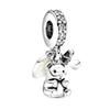 Newest 925 Silver Charm Bracelet Women Jewelry Cute Animals Series Duck Lion Design