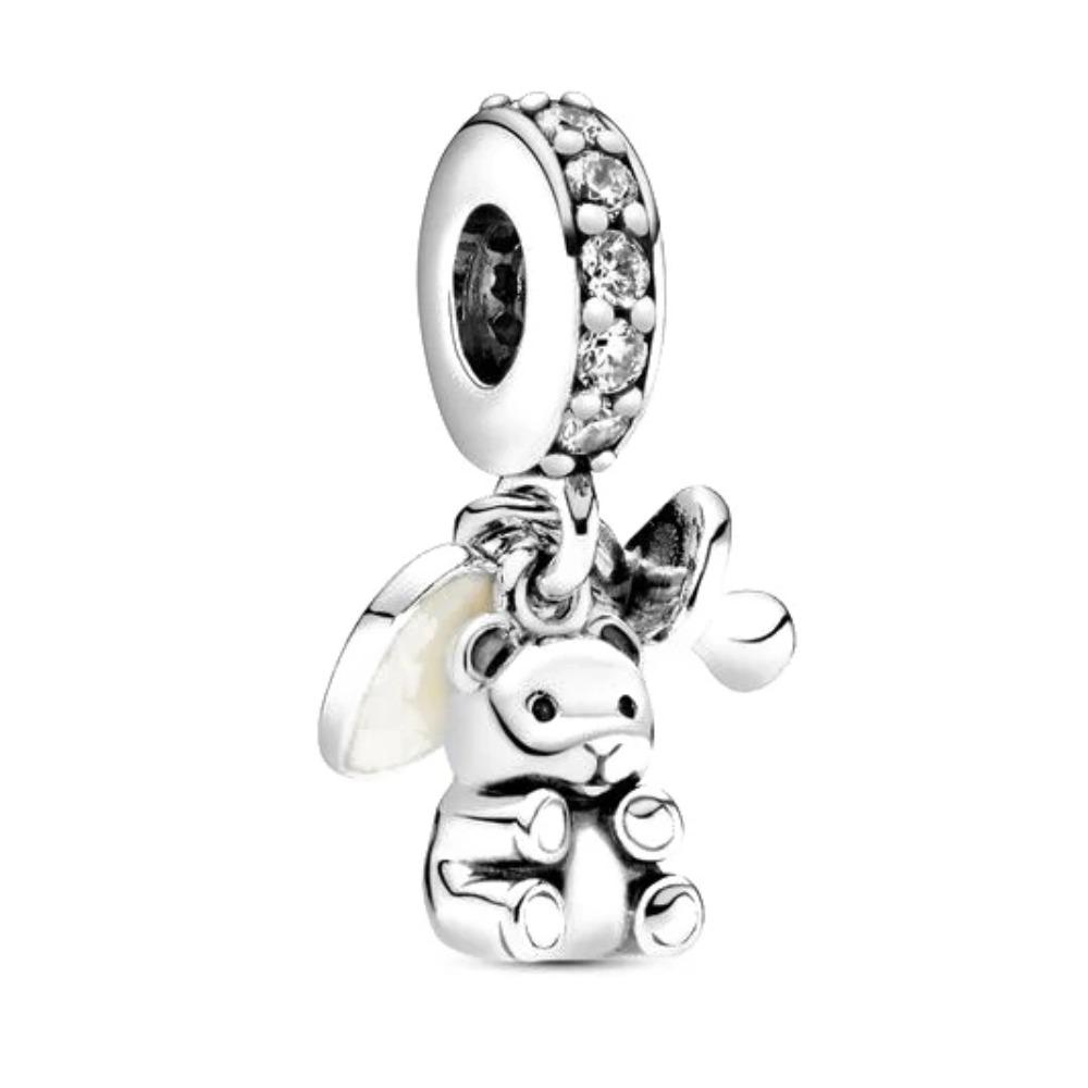 Newest 925 Silver Charm Bracelet Women Jewelry Cute Animals Series Duck Lion Design