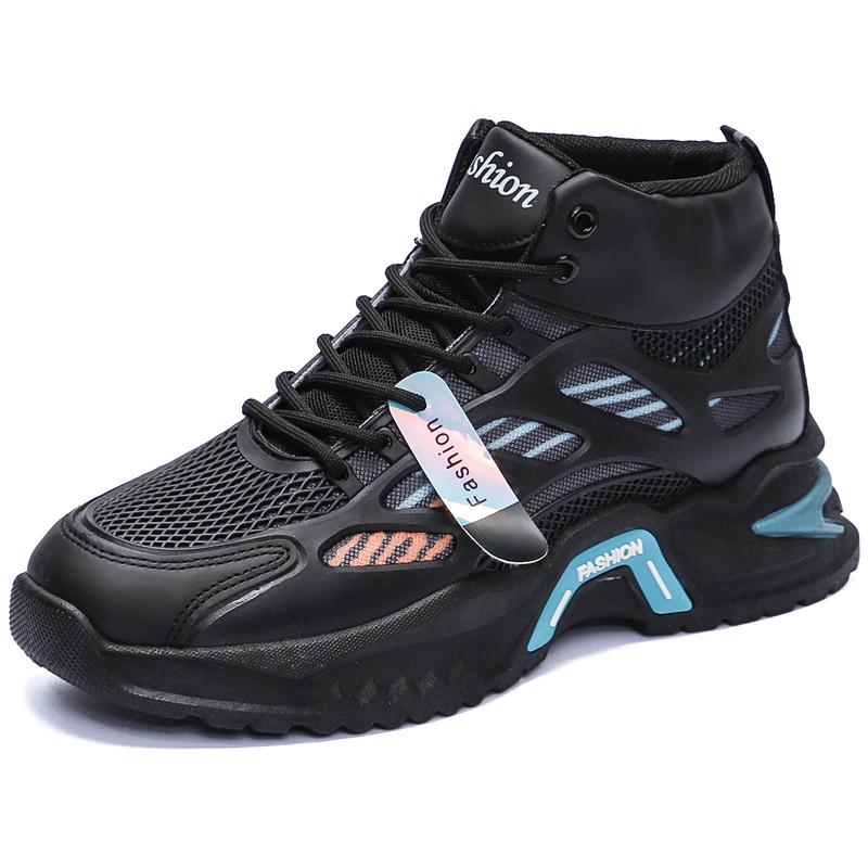 Новые мужские удобные уличные удобные сетчатые туфли на толстой подошве Высокие кроссовки Daddy shoes повседневная мужская обувь кроссовки