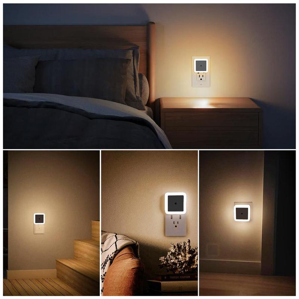 1/2/3pcs Intelligent LED Induction Lamp Wireless Lighting Sensor Automatically Lights Up At Night For Room Bedroom Lighting