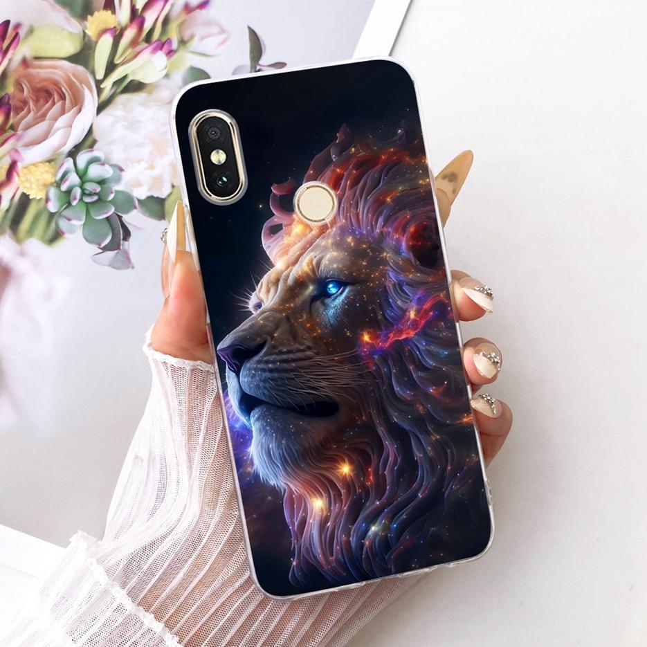 For Xiaomi Redmi Note 6 Pro Case Luxury Butterfly Tree Painted Cover Soft Silicone Case For Xiaomi Mi A2 Lite Redmi 6 Pro Fundas