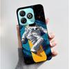 Чехол для телефона ZTE Blade A75 4G Чехол Z2359 Роскошный Дракон Милый Крутой Мальчики Девочки Черный Матовый Мягкий Силикон Защитная Задняя Крышка