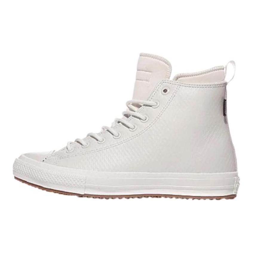 Converse Chuck Taylor All Star 2 кожаные высокие кроссовки унисекс Egret белые черные 153574C