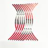 16PCS Wheel Hub Car Rim Sticker Motorcycle Rim Sticker Personalized Wheel Hub Modified Reflective Wheel Sticker