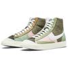 Nike Blazer Mid 77 LX Next Nature Toasty - Масляно-зеленые женские кроссовки Sail DO7445-311