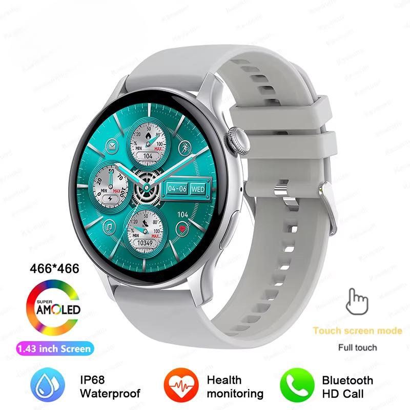 2025 Новые умные часы с NFC для женщин, экран 466*466, GPS-трек, спортивные часы для женщин, мониторинг здоровья, голосовой Bluetooth-вызов, смарт-часы для женщин