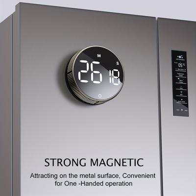 Кухонный таймер, производительный таймер со светодиодным цифровым дисплеем, умный таймер для домашнего класса, спортзала, офиса, регулируемая громкость и яркость Efficana Time