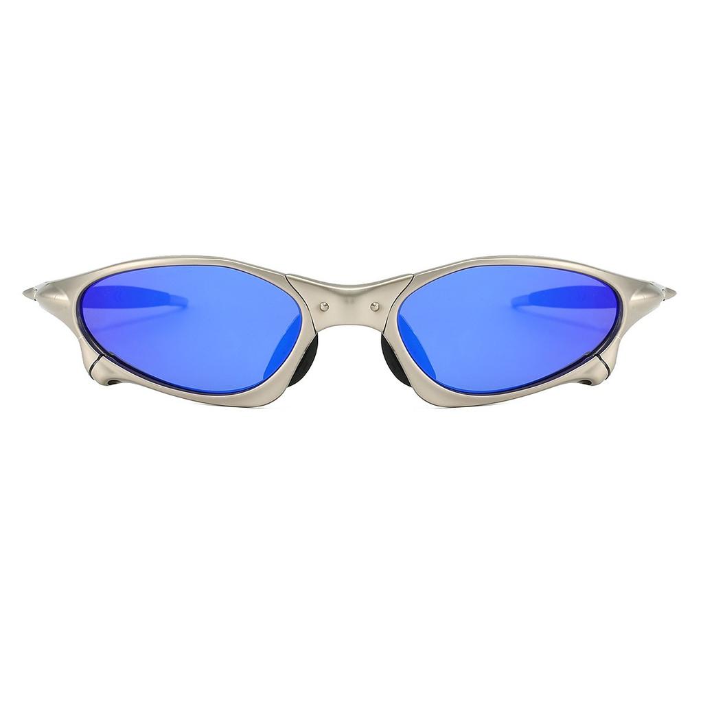 Zinc Alloy Sand Silver Frame European and American Polarized Sunglasses Men's and Women's Tide Outdoor Sports Cycling Driving Sunglasses 2026
