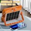 20000mah Portable Solar Lantern LED Tent Light Rechargeable Lantern Emergency Night Market Light Outdoor Camping Bulb Lamp
