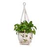 Macrame Plant Hanger Boho Hanging Planter Holder Cotton Rope Flower Pot Hanger for Home Patio Garden Decor