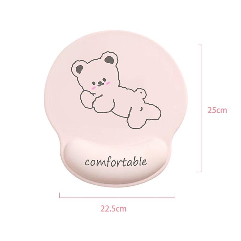 Коврик для мыши с силиконовой подставкой для запястья Comfort Bear