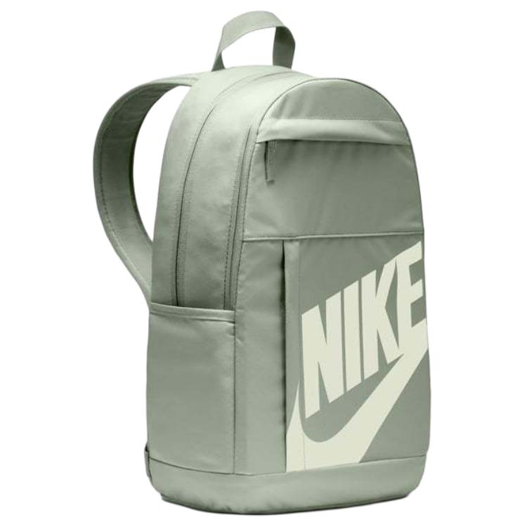 Nike 21L Brand Logo Zipper Closure Recycled Polyester Backpack Unisex backpack Bean-Green DD0559-370
