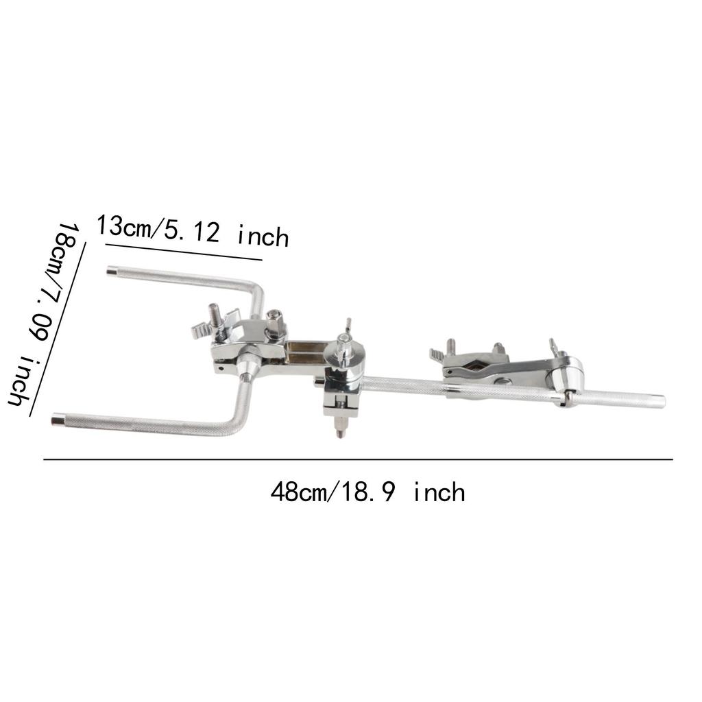 Tom Drum Holder Replacement for Bass Drum Bass Drum Double Tom Mount Stand Bracket Easy to Install Accessories Double Tom Mount