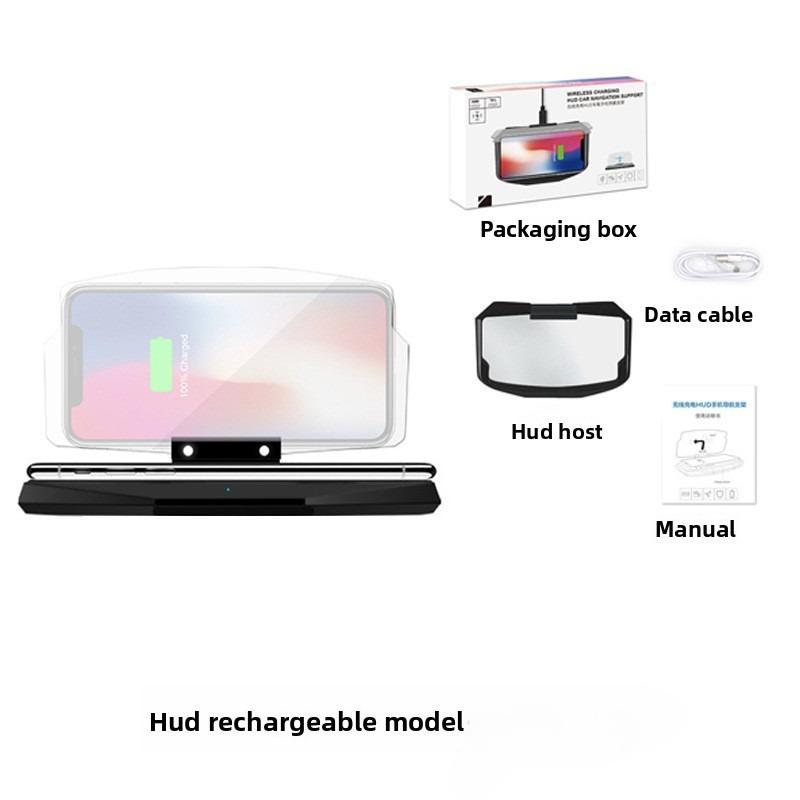 Автомобильный спидометр Беспроводная зарядка HUD Проекционный дисплей Цифровой спидометр Проектор Транспортные средства Авто Электроника Аксессуары