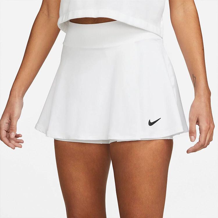 Nike Однотонная быстросохнущая теннисная юбка Женские юбки Белый DH9553-100