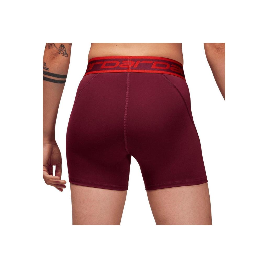 Jordan Спортивные шорты с цветным принтом и буквами, женские шорты, цвет Night-Red FB4623-681