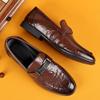 Деловая повседневная кожаная мужская обувь из натуральной кожи Оксфордские туфли для мужчин Туфли на плоской подошве