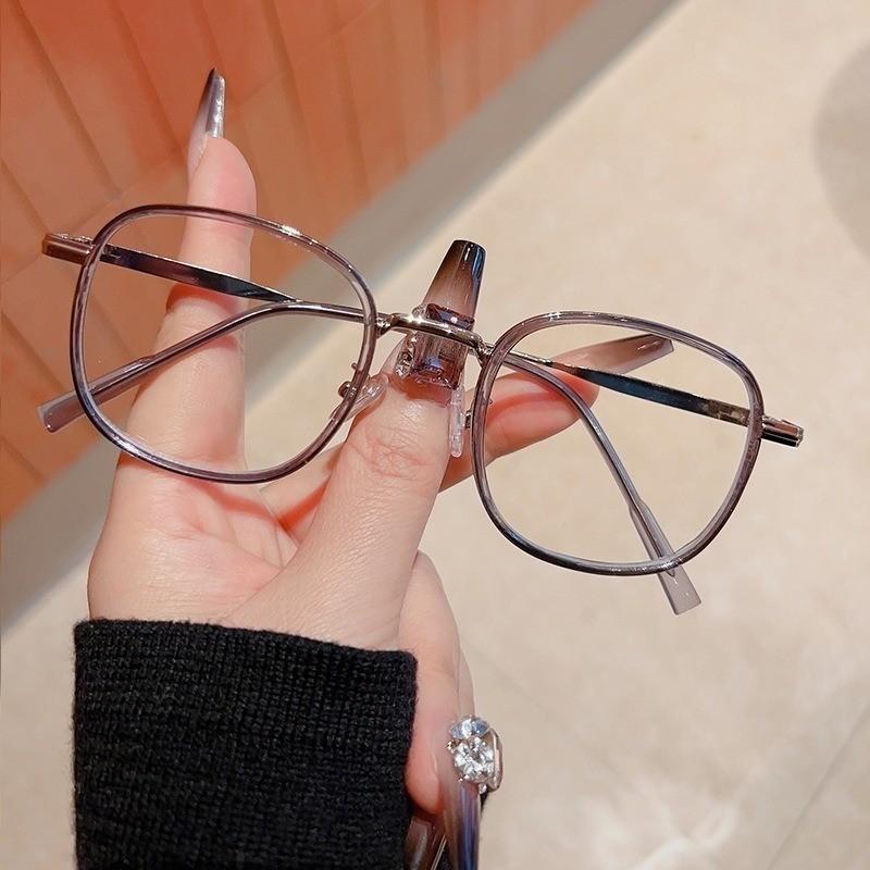 Очки с защитой от синего света и радиации, квадратная металлическая оправа, унисекс