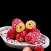 Клубничные хрустящие вафельные рулетики с молочным вкусом