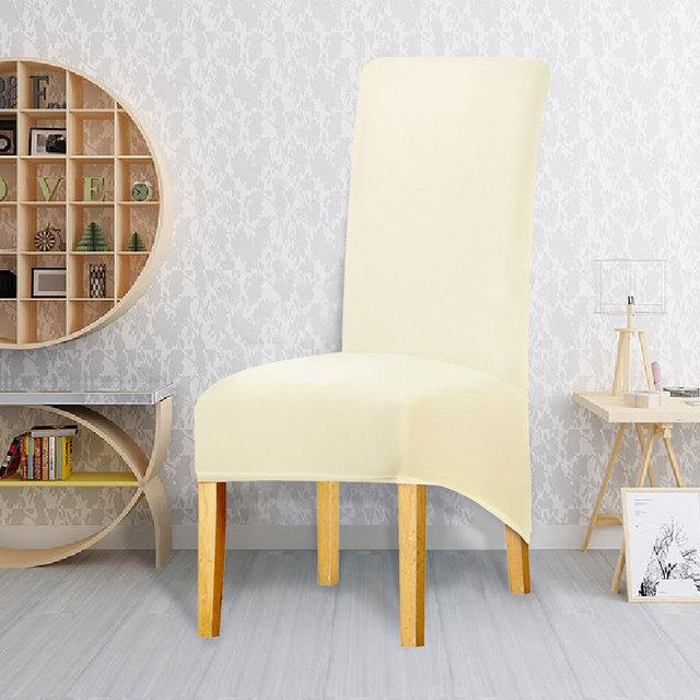 1/2/4/6 шт., эластичный чехол на стул размера XL, чехлы на стулья с длинной спинкой для Рождества, свадьбы, банкета, ресторана, отеля, столовой