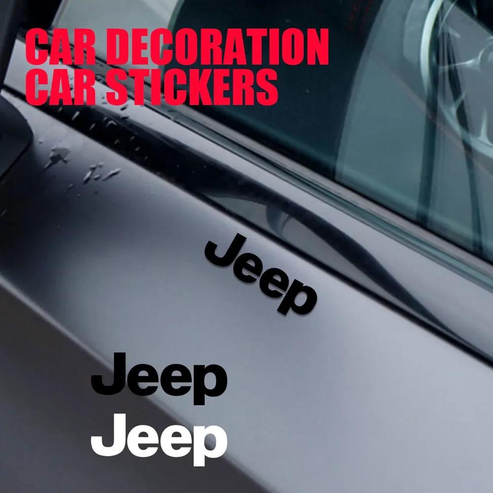 Waterproof Jeep Car Sticker Auto Decal for Renegade Wrangler Grand Cherokee Compass Patriot Side Body Trunk Bumper Accessory
