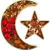 Iron Material Dessert Tray Moon Star Shaped Food Storage Container Dinner Plate  Table Decor