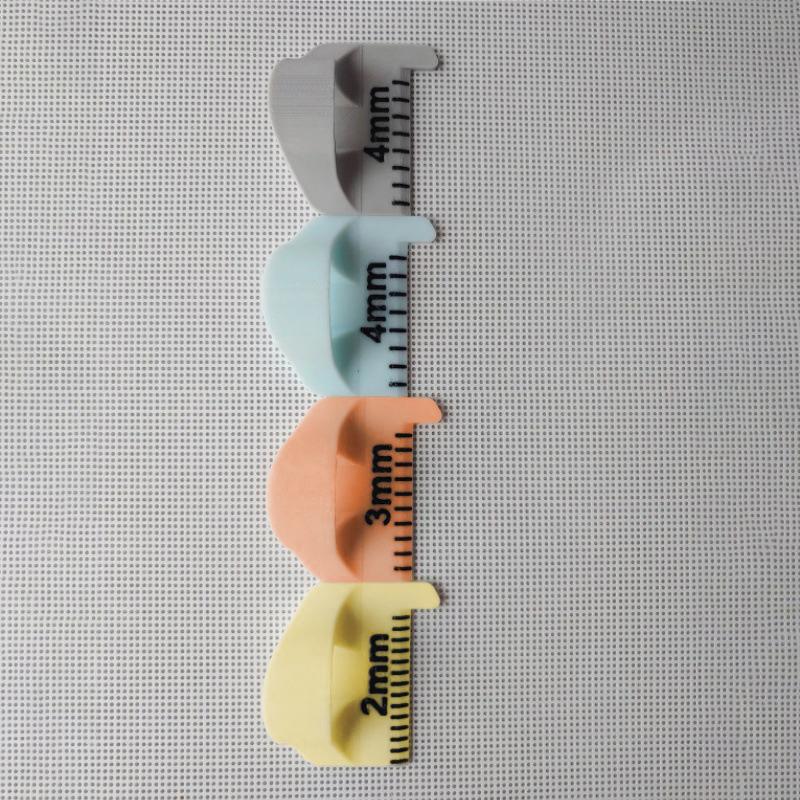 Sewing Needle Gauge Measuring Tool, Finger Ruler Sewing Template For Equal Stitches, Finger Protector, Diy Stitching Guide Tool