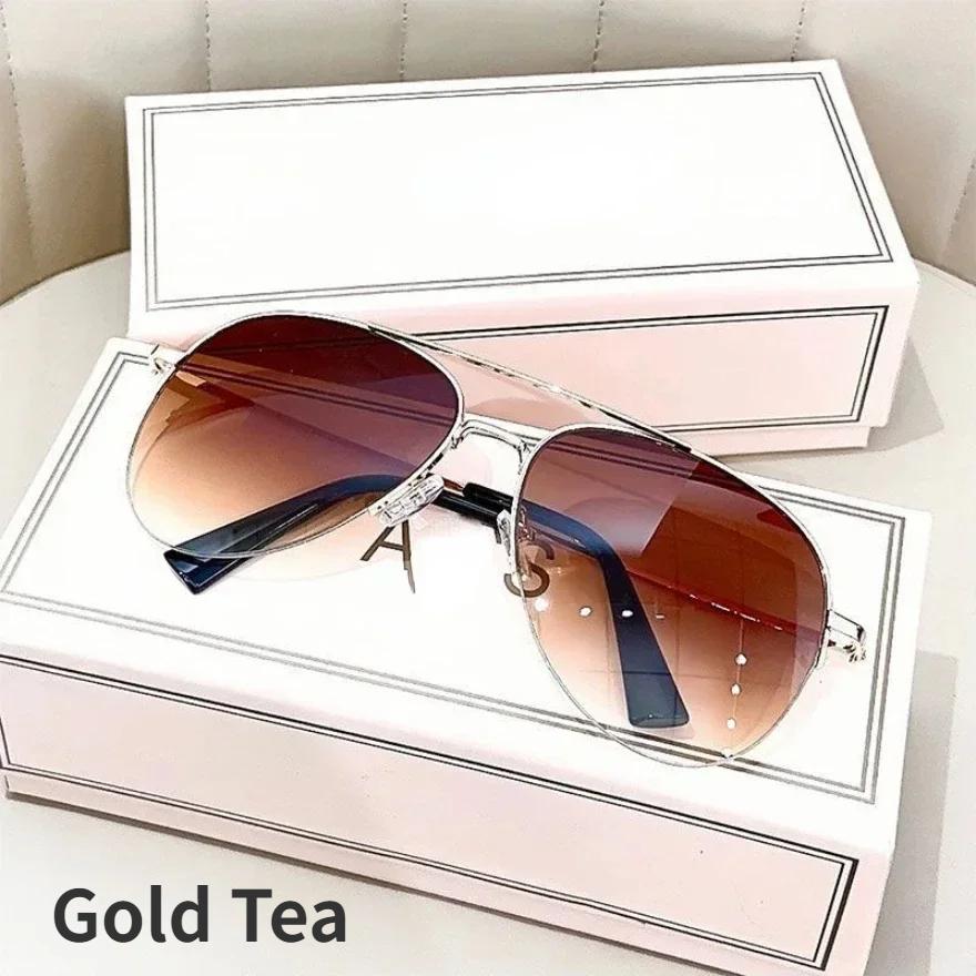 2024 модные мужские новые крутые солнцезащитные очки персонализированные женские солнцезащитные очки для вождения и езды на велосипеде солнцезащитные очки-пилоты