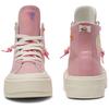Converse CHUCK TAYLOR модные и универсальные высокие парусиновые кеды, подходящие как мужчинам, так и женщинам, розового цвета