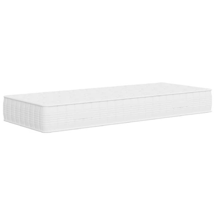 VidaXL Matelas à ressorts ensachés dureté moyenne 90x200 cm 372827