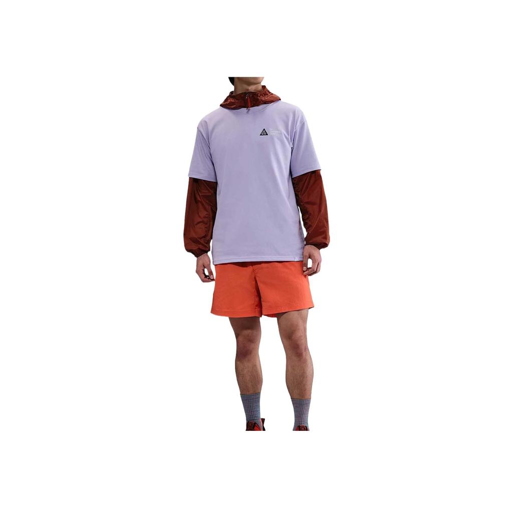 Nike ACG Comfortable Stylish Soft Versatile Short Sleeve T-Shirt Men Tops Purple HJ0801-515