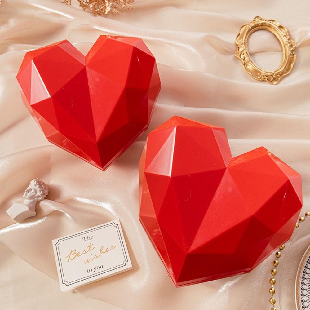 Пустые коробки ко Дню святого Валентина Матовая подарочная коробка ко Дню рождения Подарочная коробка в форме сердца ко Дню святого Валентина