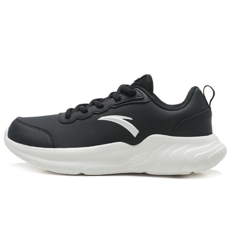 Anta Running Series Fabric Synthetic Leather Comfortable Versatile Shock Absorbing Non-Slip Low-Top Running Shoes Women Sneaker Black 922345527-6