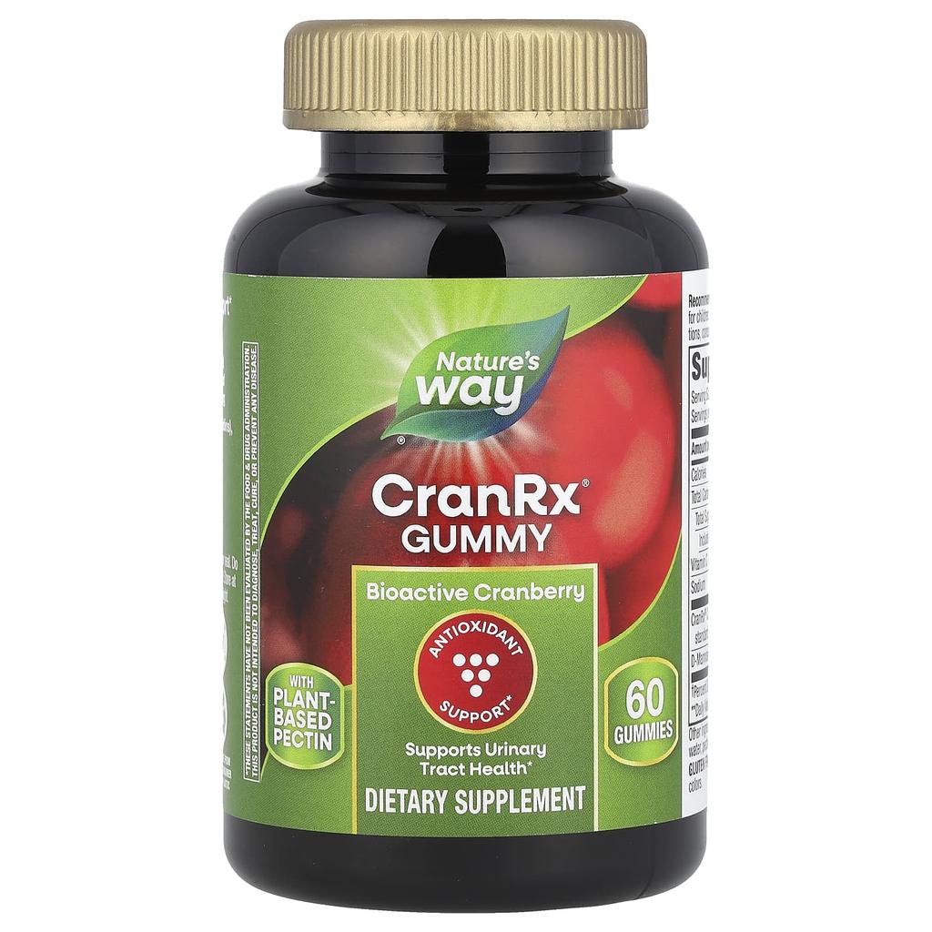 Nature's Way Cranrx® Gummies, Bioactive Cranberry, 60 Gummies
