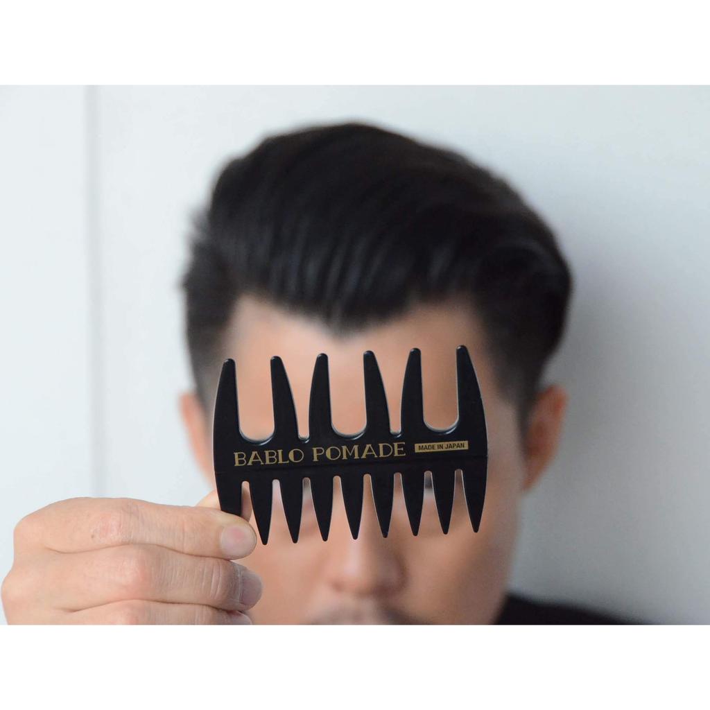 Babro Pomade Hair Comb for Men, Barber Mesh Comb, Coarse Tooth Comb