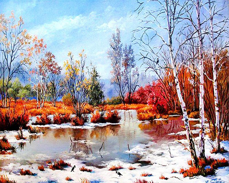 5D алмазная живопись кролик пейзаж весна полная квадратная дрель горный хрусталь Алмазная вышивка собака животные цветы вышивка крестиком мозаика домашний декор