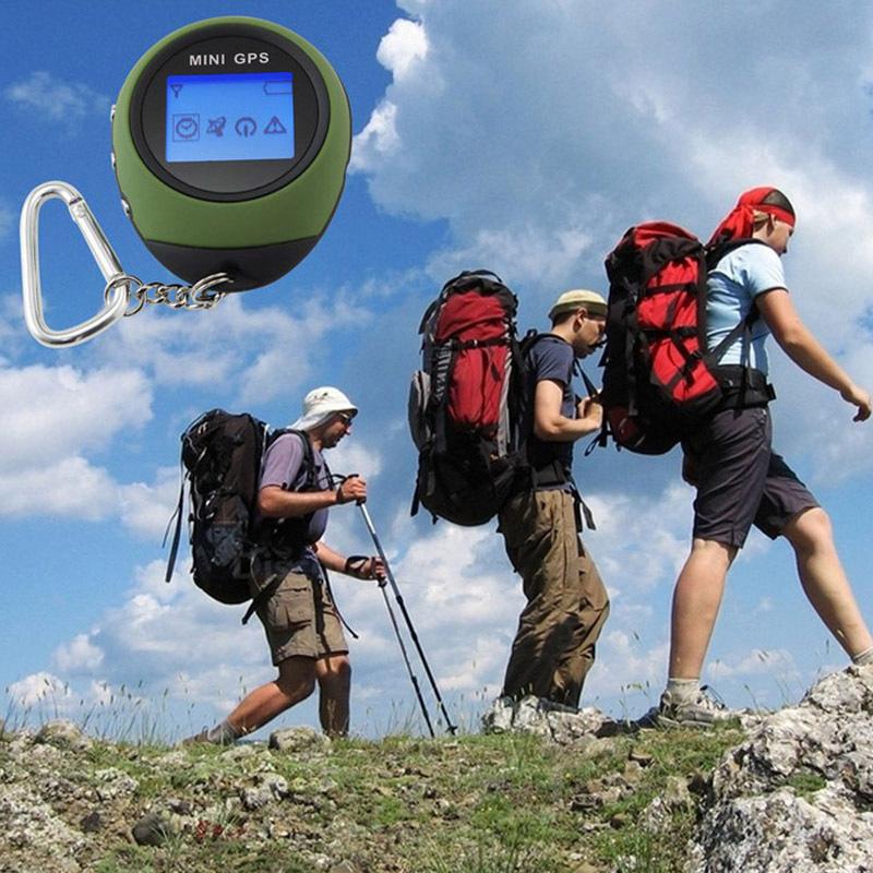 Rechargeable Mini GPS Navigation Locator GPS Receiver Anti-Lost Waterproof Handheld GPS Electronic Compass For Outdoor Travel