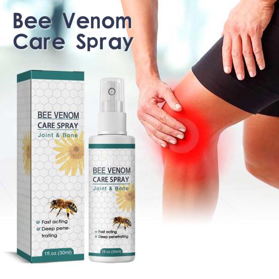 Спрей для ухода за пчелиным ядом, натуральные ингредиенты, крем с пчелиным ядом, быстро впитывающаяся эмульсия пчелиного яда для запястья, колена, локтя