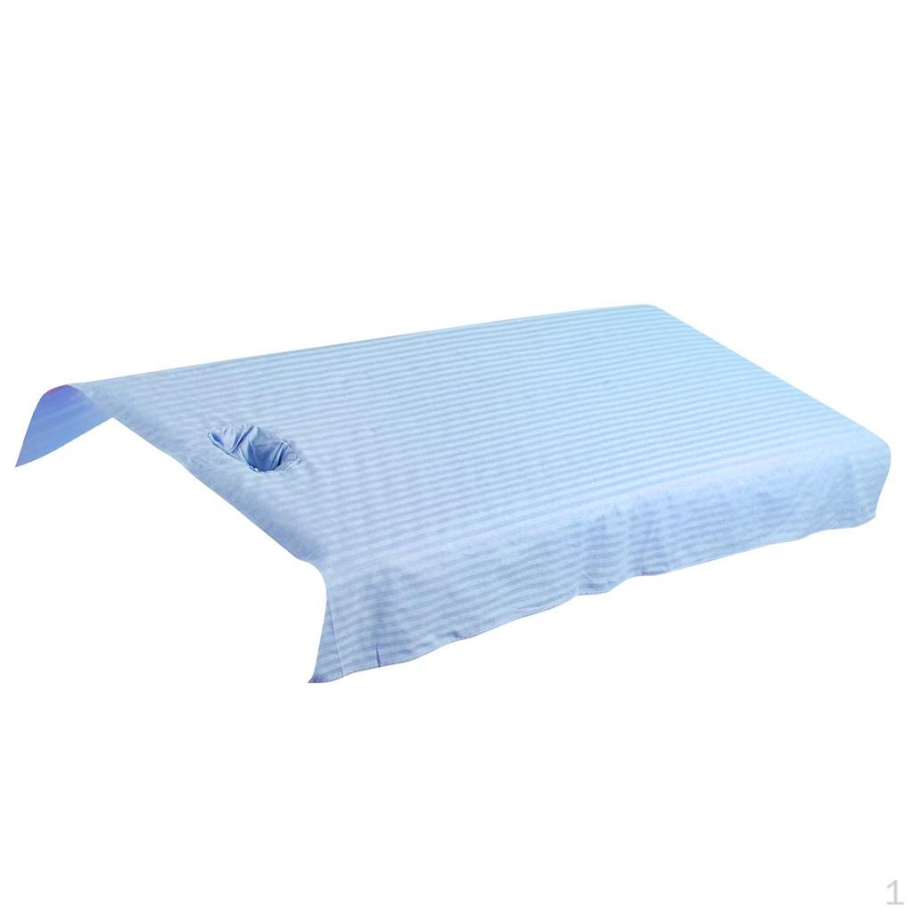 Massage Table Cover Cosmetic Salon Spa Couch Cotton Bedsheet 4 Size for Choice