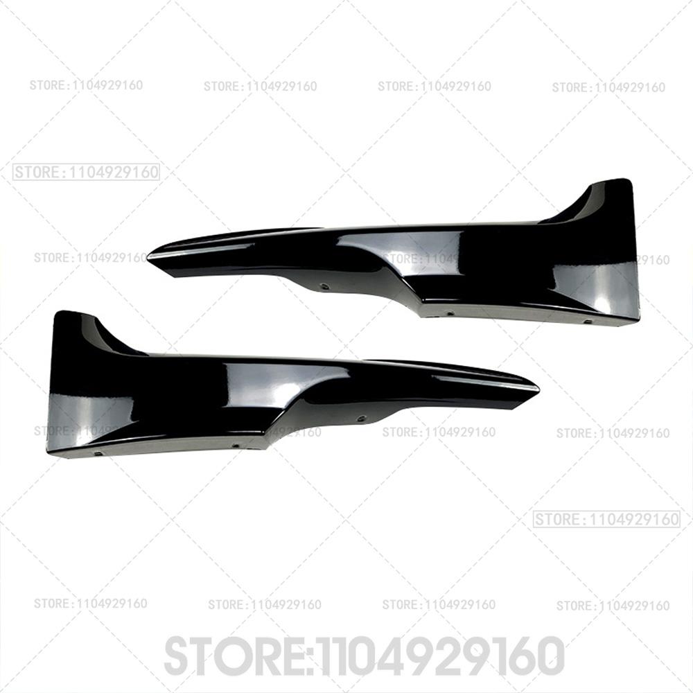 Front Bumper Lip Body Kit For BMW 3 Series E92 E93 M3 M-Tech 2006-2009 / 2010-2013 Fog Lamp Cover Trim Front Canards Splitter