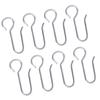 100 шт. крючков для душевой занавески металлические оцинкованные стальные вешалки для Trail Carrier легкие S-образные