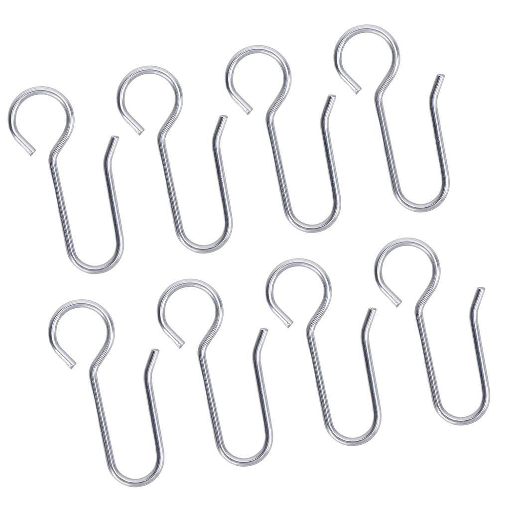 100 шт. крючков для душевой занавески металлические оцинкованные стальные вешалки для Trail Carrier легкие S-образные