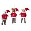 New ins cute wind bear pendant Christmas tree pendant Christmas gift doll Christmas ornament