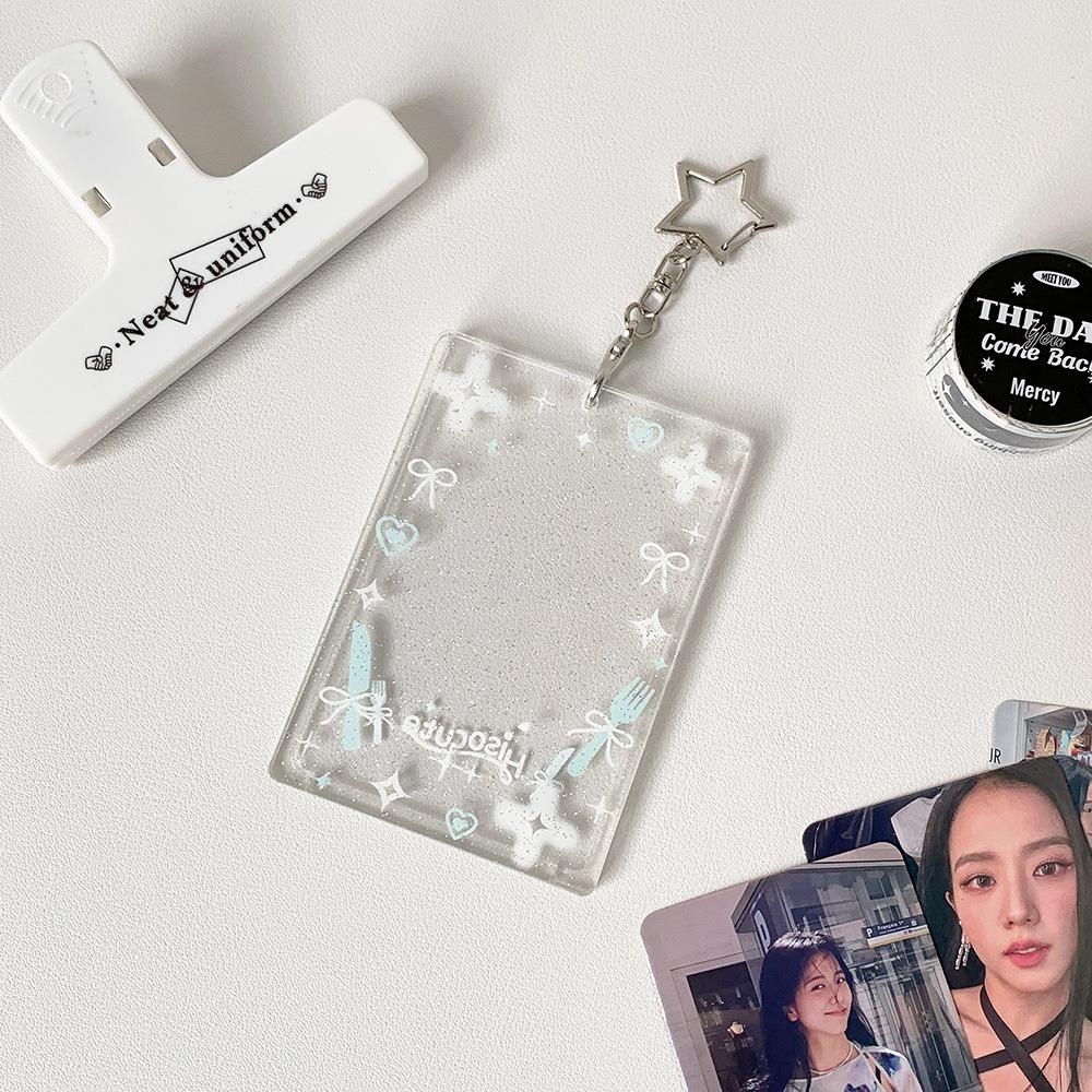 Transparent Acrylic Photocard Holder 2.7x4.1 Inch Picture Album Idol Card Display Idol Collector's